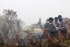 Padamkan Kebakaran Lahan, Polres Aceh Barat Kerahkan 100 Personel