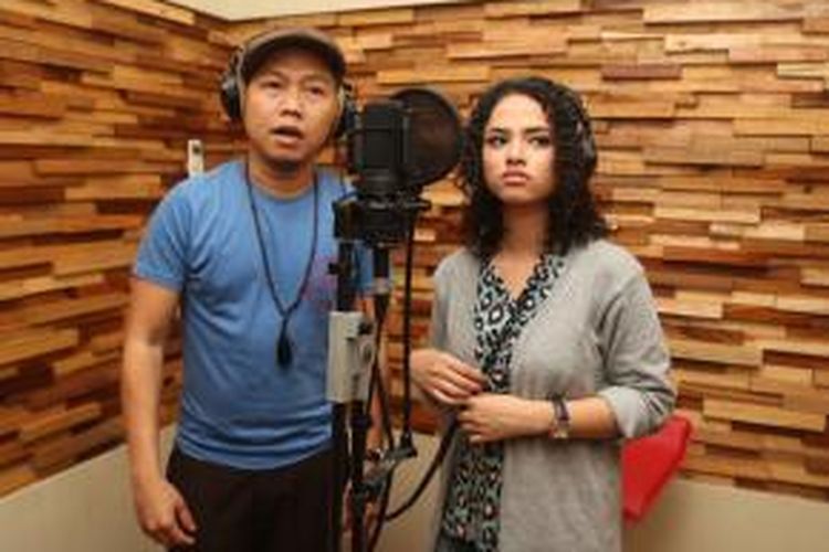 Sandhy Sandoro dan Wizzy Wiliana saat ditemui di Cabby Land Studio, Kebayoran Lama, Jakarta Selatan, Jumat (6/11/2015)