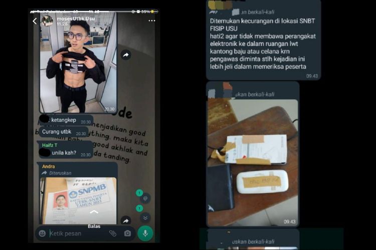 Dugaan Kecurangan Peserta UTBK 2023