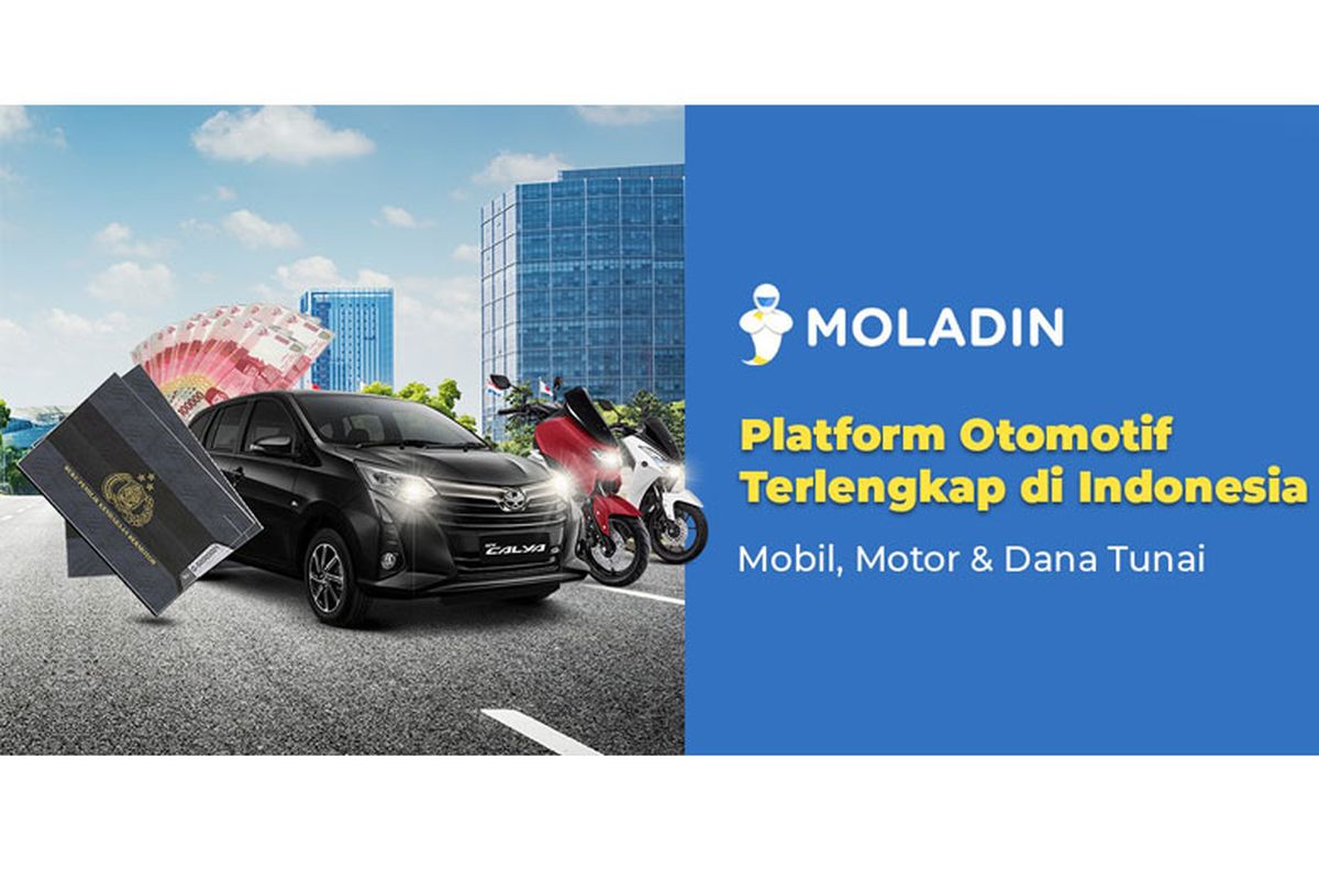 Moladin, platform otomotif terlengkap di Indonesia. 