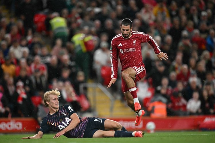 Hasil Lengkap Piala Liga Inggris: Liverpool dan Arsenal Rebut Tiket 16 Besar
