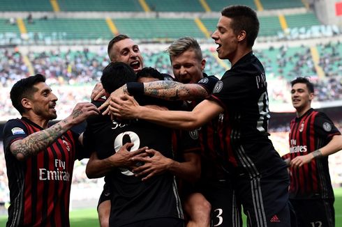 AC Milan Era Montella Tampil Lebih Baik pada Babak Kedua