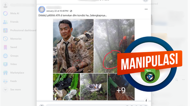 INFOGRAFIK: Hoaks Pilot Pesawat ATR 42-500 Ditemukan Selamat, Cek Faktanya