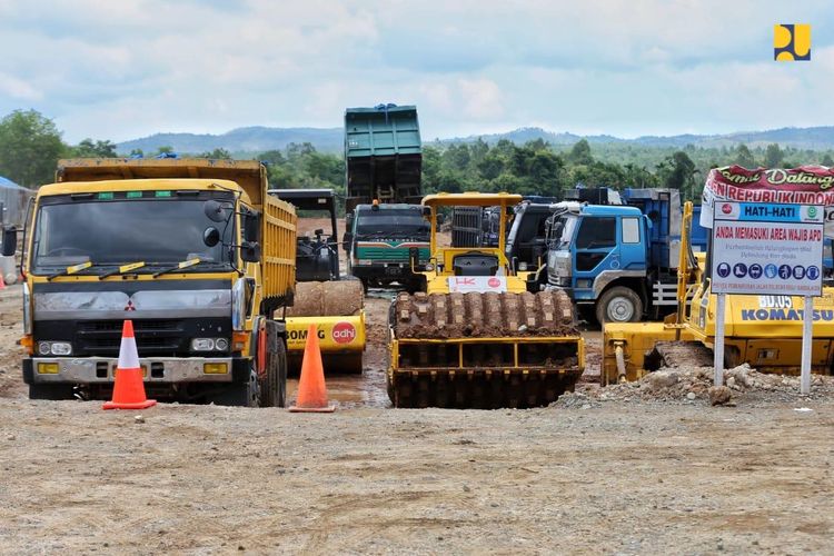 Pekerjaan di Tol Banda Aceh-Sigli