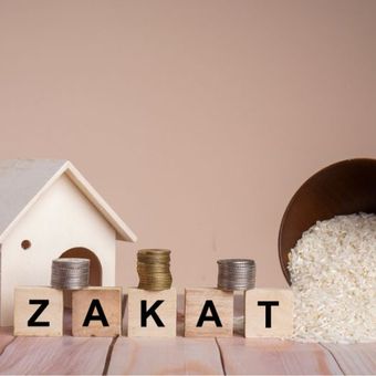 Ilustrasi zakat fitrah. Simak bacaan doa niat zakat fitrah bagi diri sendiri, istri, anak, dan orangtua untuk dibaca saat Ramadhan.