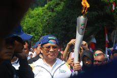 Menteri Rudiantara, Pelari Pertama Pembawa Obor Asian Games di Bogor