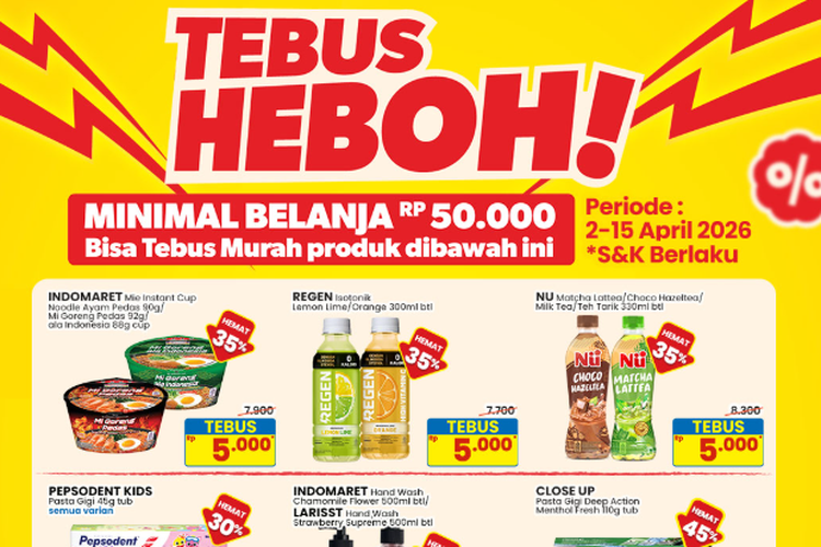 Promo Indomaret 12 April 2026, Diskon 50 Persen Es Krim Berbagai Merek