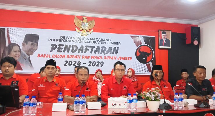 DPC PDI-P Jember Buka Pendaftaran Bacabup Bacawabup Pilkada 2024