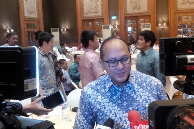 Ketua Umum Kadin Rosan Roeslani di Hotel Aryaduta, Jakarta (7/11/2016)