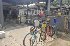 Tempat Parkir Sepeda di Stasiun Universitas Pancasila Kembali Dibuka, Petugas: Kalau Hilang, Ditanggung Pemilik