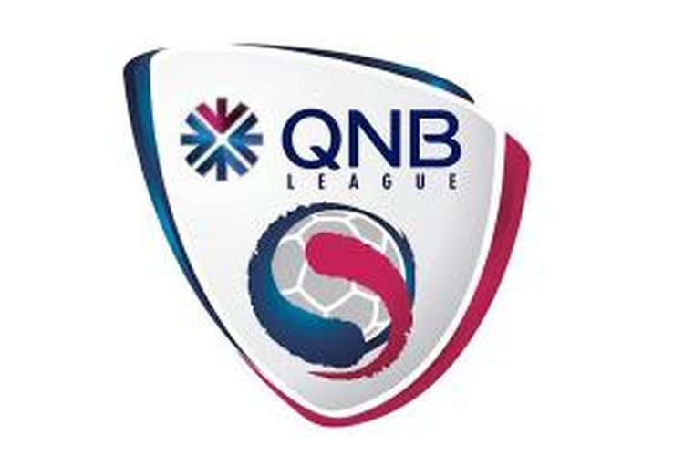 Logo ISL yang disponsori Qatar National Bank. 