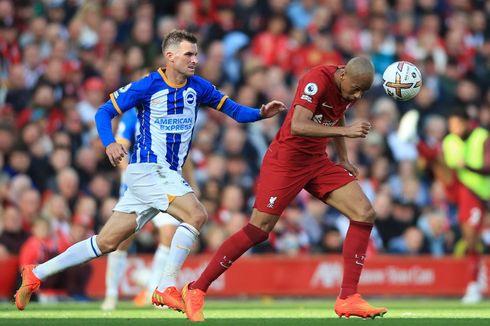 Hasil Liverpool Vs Brighton: Trossard Hattrick, Drama 6 Gol Tuntas Tanpa Pemenang