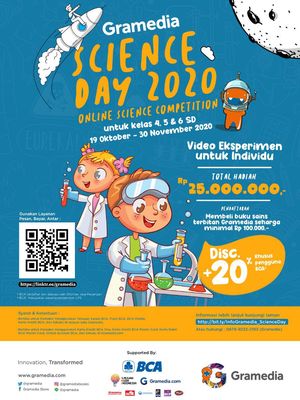 Poster digital Gramedia Science Day 2020