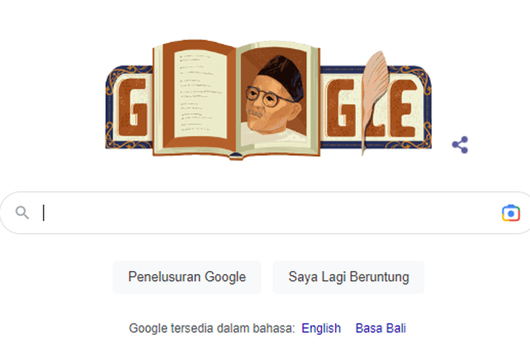 Google Doodle Raja Ali Haji bin Raja Haji Ahmad