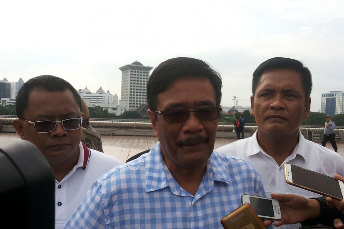 Gubernur DKI Jakarta Djarot Saiful Hidayat saat ditemui di Tugu Monas, Jakarta Pusat, Jumat (30/6/2017)