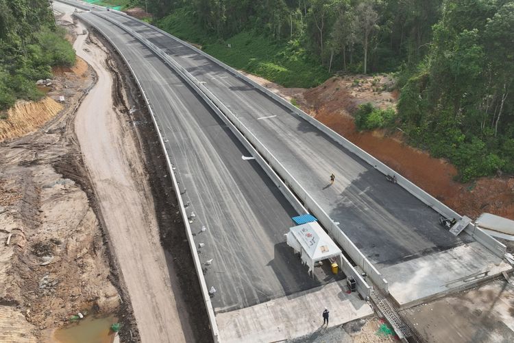 Jalan Tol IKN Segmen 5A Sp Tempadung-Jembatan Pulau Balang