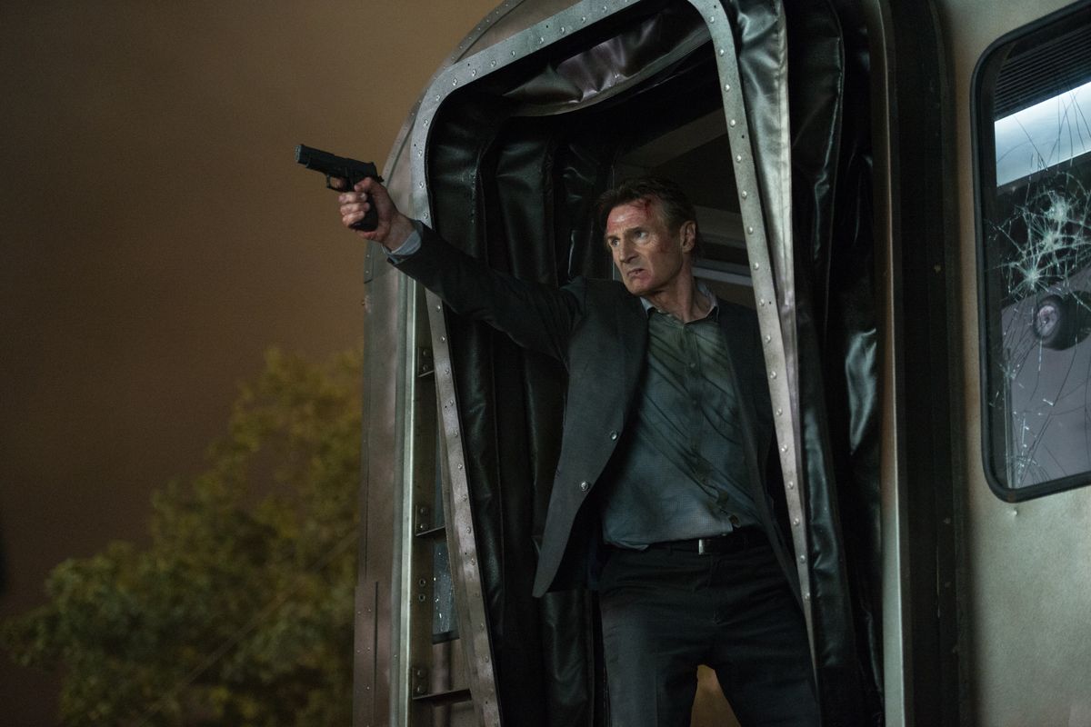 Liam Neeson as Michael in THE COMMUTER. 