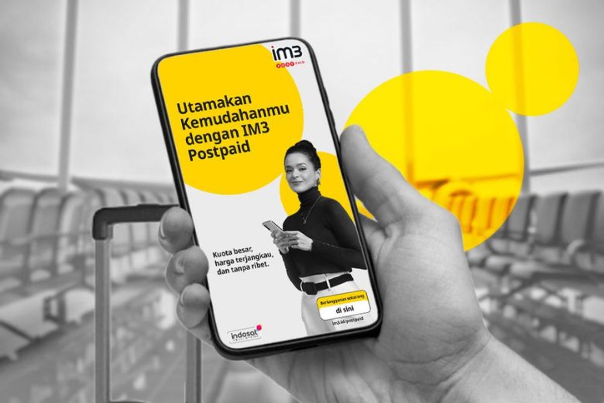 Layanan IM3 Postpaid permudah berbagai kebutuhan pelanggan. 