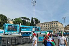 Laporan Langsung dari Roma Jelang Turki Vs Italia: Antusiasme Warga Sambut Piala Eropa Penuh Bumbu