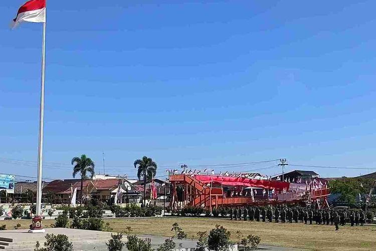 Pascagempa Flores, Pemkab Manggarai Tetap Gelar Upacara HUT ke-81 RI di Ruteng