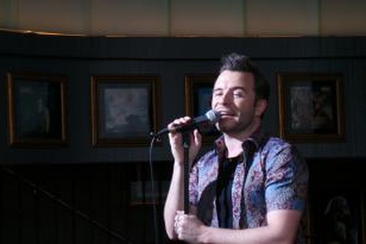 Shane Filan di Jakarta, Rabu (2/10/2013)