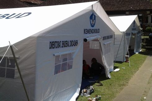 Kemendikbud Dirikan Kelas Darurat Pascagempa Lombok