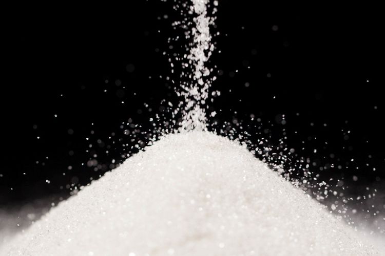 Ilustrasi gula. Batas konsumsi gula harian.