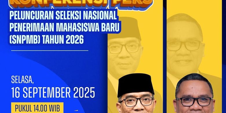 Besok Peluncuran SNPMB 2026, TKA Jadi Syarat Baru Seleksi PTN
