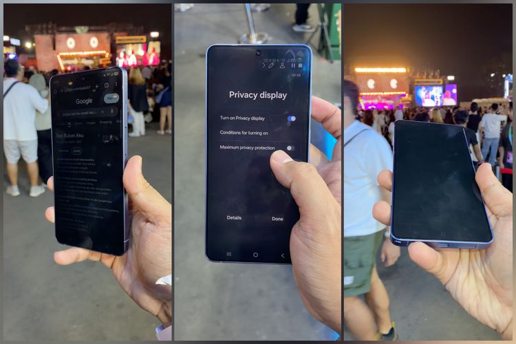 Nonton Konser Sambil Baca Lirik Tanpa Khawatir Diintip Berkat Fitur Samsung S26 Ultra
