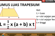 Menghitung Luas Trapesium, Jawaban Soal TVRI 25 September SD Kelas 4-5