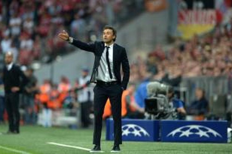 Pelatih Barcelona, Luis Enrique.