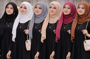 Tren Ramadhan 2026: Padu Padan Gamis Hitam dengan Warna Hijab Ini Bikin Tampilan Makin Stunning