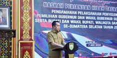 Amankan Pilkada 2024, Pemprov Sumsel Anggarkan Rp 190,1 Miliar untuk TNI dan Polri