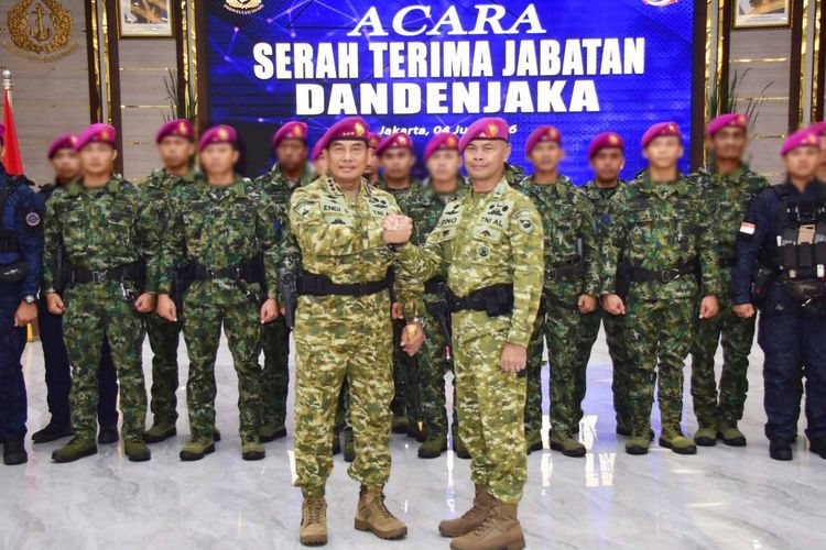 Panglima TNI Mutasi Komandan Denjaka Jadi Wakil Komandan Marinir 1