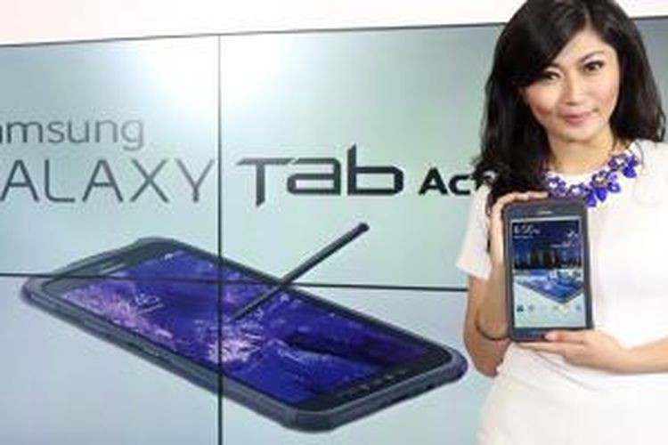 Galaxy Tab Active diperkenalkan di Jakarta, Kamis (26/2/2015)