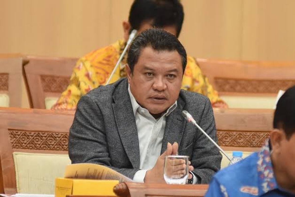 Anggota Komisi VII Dewan Perwakilan Rakyat (DPR) Lamhot Sinaga dalam sebuah kesempatan. 