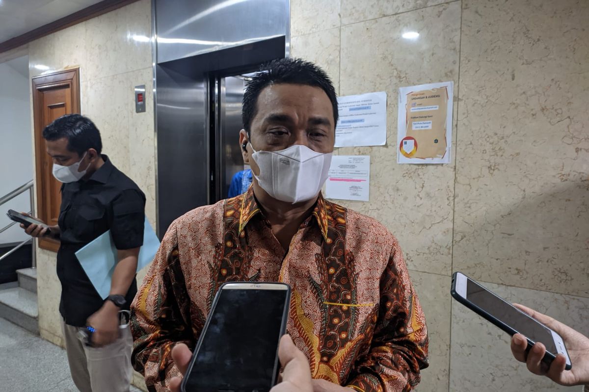 Wakil Gubernur DKI Jakarta Ahmad Riza Patria saat ditemui di Balai Kota DKI Jakarta, Jumat (11/3/2022).