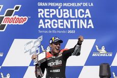 Hasil MotoGP Argentina: Aleix Espargaro-Aprilia Ukir Sejarah, Luca Marini Keluhkan Ban