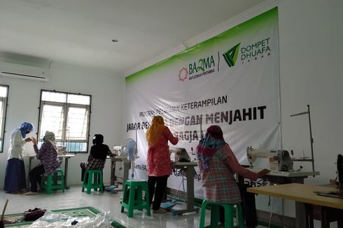 Tingkatkan Keahlian Menjahit Kaum Dhuafa Cirebon, Dompet Dhuafa Gelar Jabar Bagja