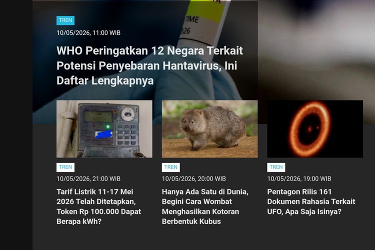 [POPULER TREN] 12 Negara Diperingatkan WHO soal Ancaman Hantavirus | Wabah Norovirus di Caribbean Princess