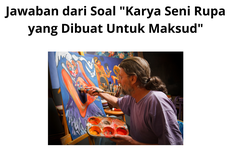 Jawaban dari Soal "Karya Seni Rupa yang Dibuat Untuk Maksud"