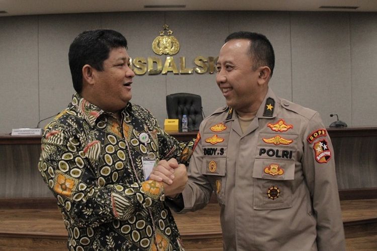 BPJS Ketenagakerjaan (BPJAMSOSTEK) menggelar sosialisasi perihal menindaklanjuti perusahaan yang tidak patuh dalam pelaksanaan program jaminan sosial ketenagakerjaan yang diikuti oleh jajaran kepolisian dari tingkat Polda, Polres, dan Polsek, di Jakarta, Jumat (4/11/2022). 