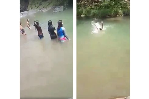 Viral Video Remaja Tenggelam Dikira Bercanda, Ini Faktanya...