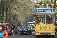 Terjerat Kabel, Mahasiswa Jatuh dari Bus Wisata Bandung