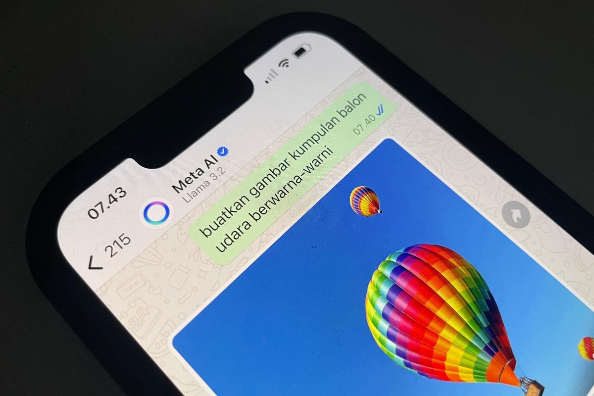 Cara mengaktifkan Meta AI di WhatsApp buat chatting dengan chatbot pintar.