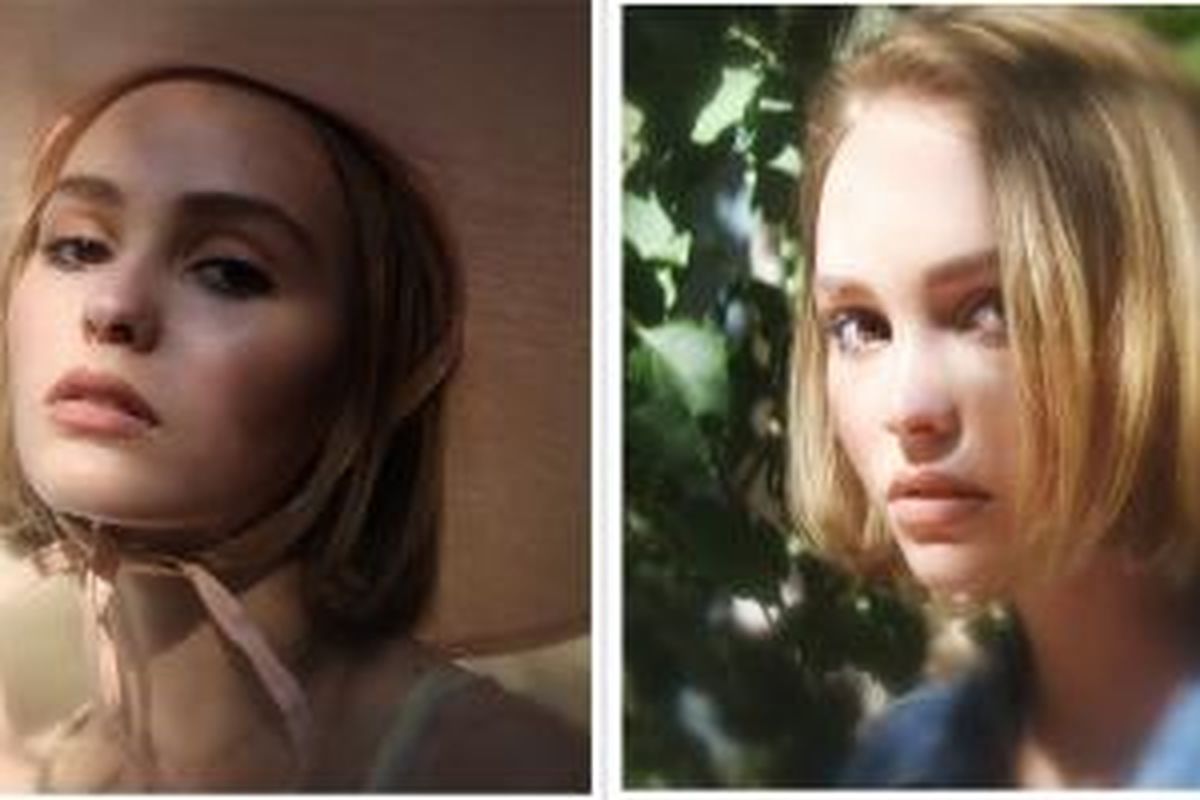 Lily Rose Depp, putri sulung Johnny Depp mulai merambah karier sebagai model. 