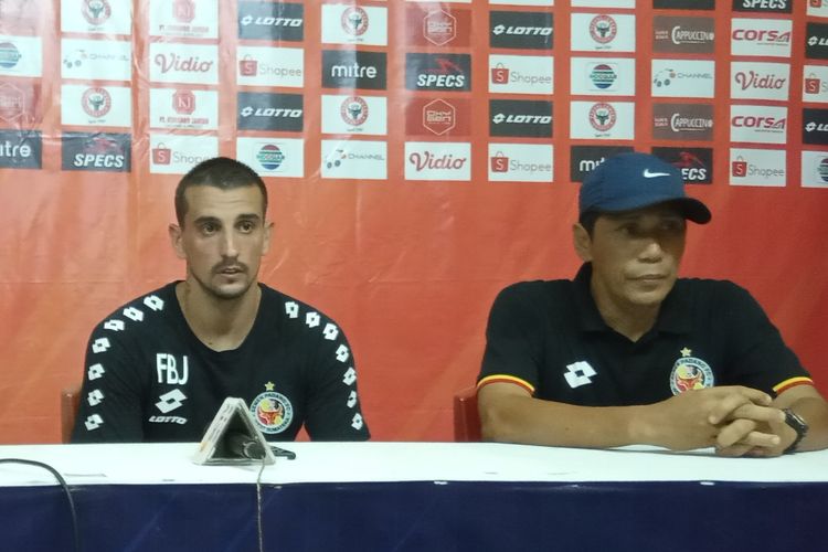 Tim Semen Padang jumpa pers usai lawan PSM