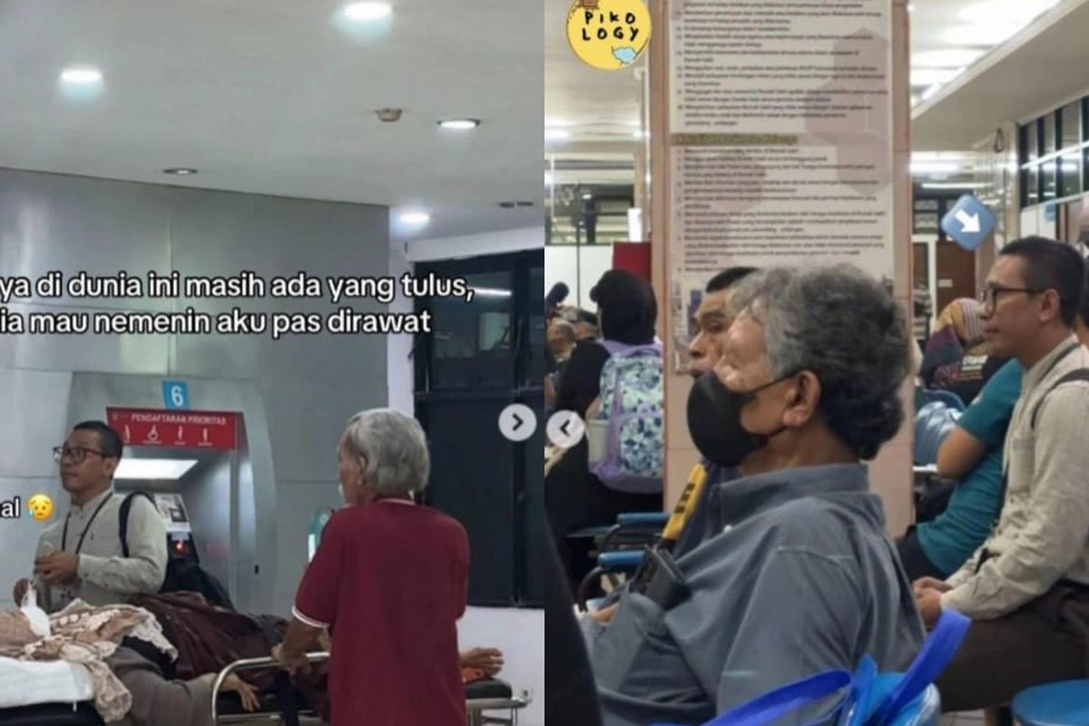 PENDAMPING PASIEN - Tangkapan layar relawan caregiver, Asep Subandi (34). Ia sudah menjalani profesi tersebut selama 10 tahun, Sabtu (25/10/2025).
