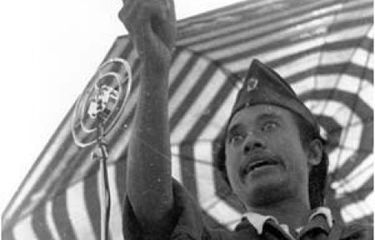 Bung Tomo yang menjadi tokoh penting dalam Pertempuran Surabaya 10 November 1945.