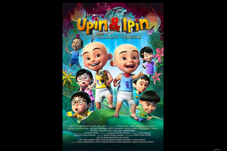 Poster film Upin & Ipin: Keris Siamang Tunggal (2019)